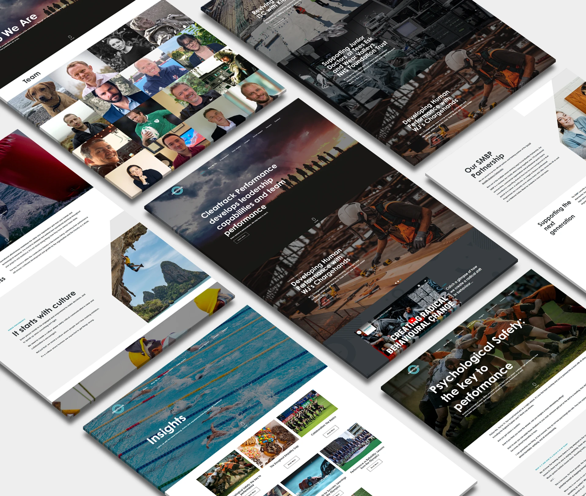 Cleartrack Performance page layouts