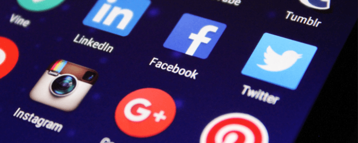 Image showing social media Icons